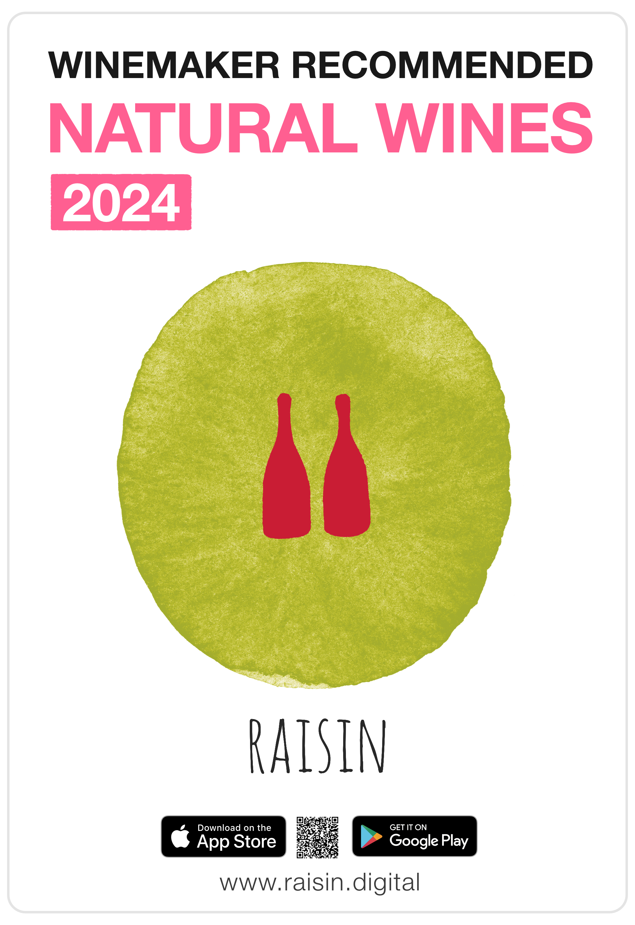 Sticker 2024 Raisin